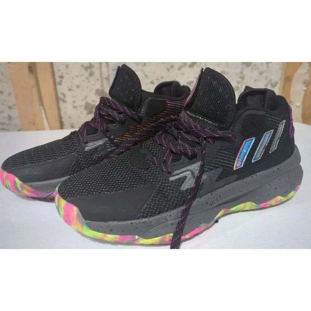 Adidas Dame 8 Big Mood Mens Size 8 Basketball Shoes Sneakers Black GW4336